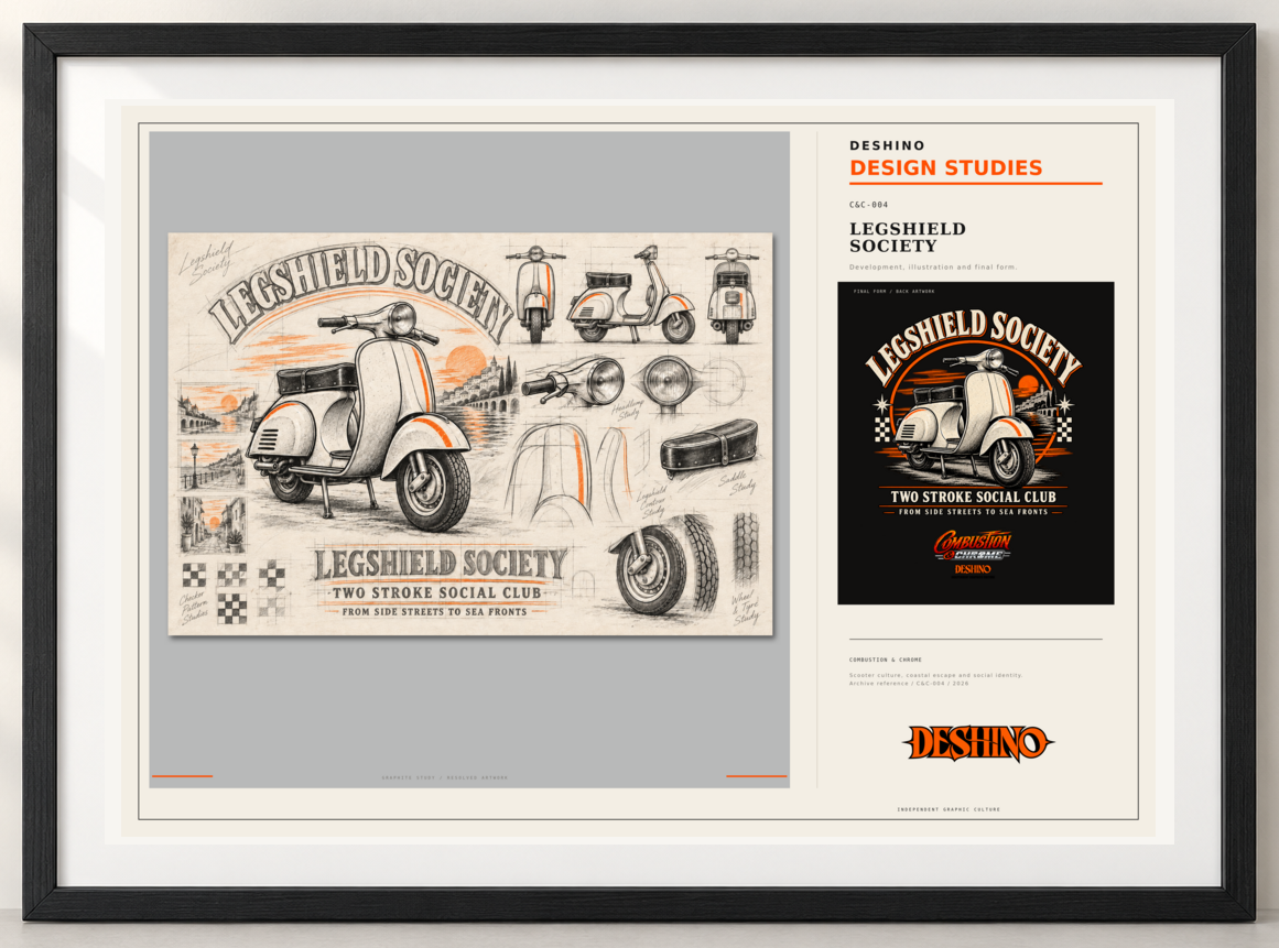 Legshield Society Art Print Framed