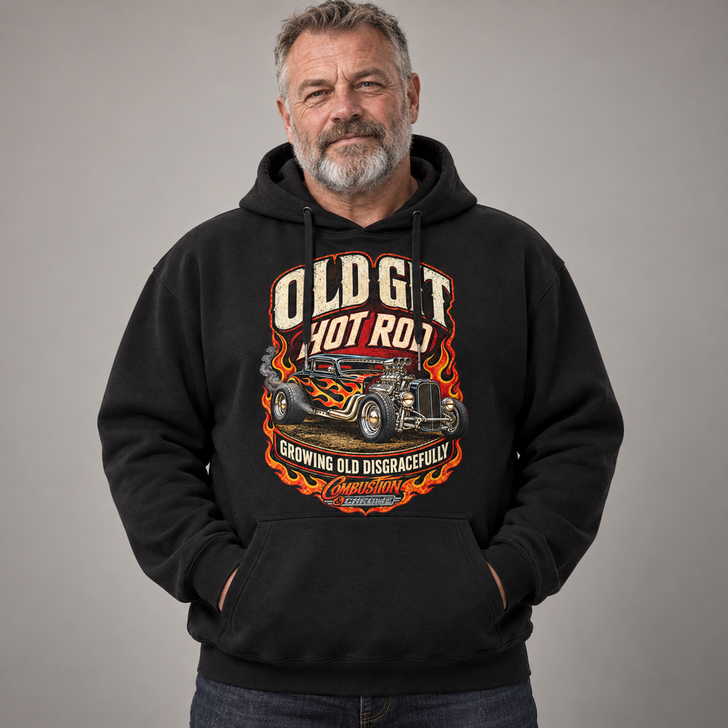 Old Git Hot Rod Hoodie