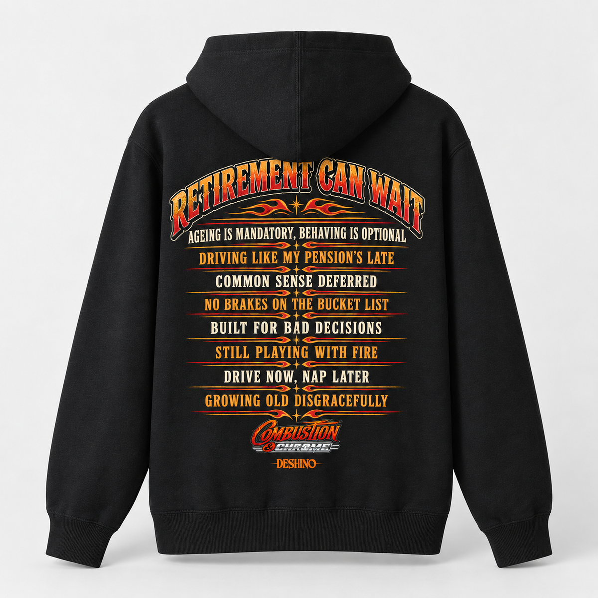 Old Git Hot Rod Hoodie